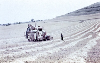 Mähdrescher E175 im Einsatz