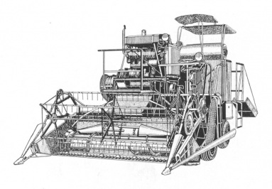 Mähdrescher E175 - Detailaufnahmen Mähdrescher E175 - Detailaufnahmen