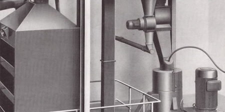 1972 - Preßanlage in Gestellausführung für Trocknungswerke