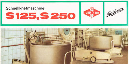 1972 - S125 und S250 – Schnellknetmaschine