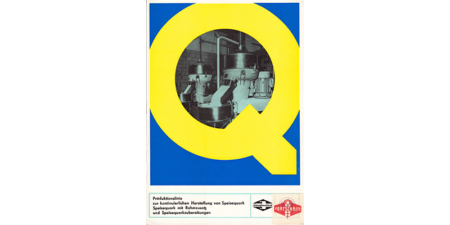 1977 - Produktionslinie zur kontinuierlichen Produktion von Speisequark