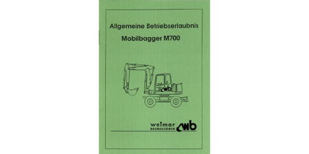 Allgemeine Betriebserlaubnis M700 - 1994
