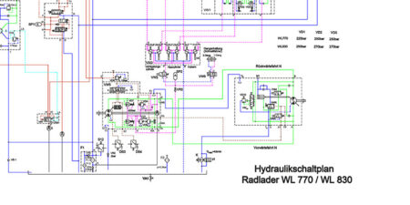 Hydraulikschaltplan WL770 - WL830