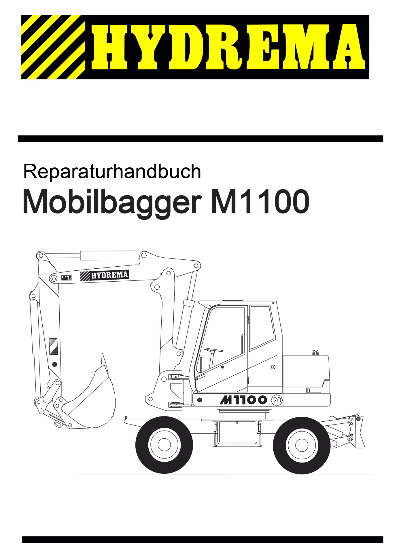 HYDREMA Reparaturhandbuch M1100 / M1100 Compact
